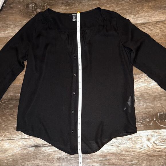 Forever 21 black sheer top, size small - Picture 7 of 13
